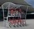 Double Stack Cycle Rack - galvanised steel bike storage for small spaces 3