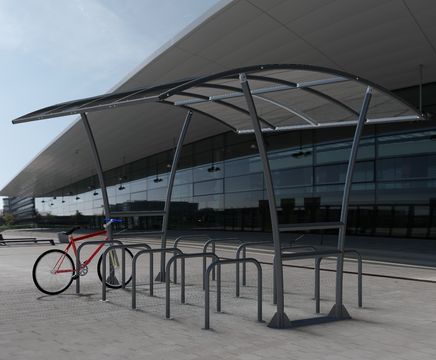 Bowerham - high-density cycle shelter