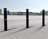 GFC4500 (Hardwick)- steel bollard, cast iron cap & rings, 114 dia - on this page