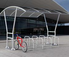 AUTOPA Ashton - contemporary high-density cycle shelter