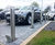 Stainless steel bollards secure BMW and MINI Llandudno 0