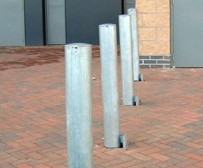 Bollards control access at Ricoh Arena