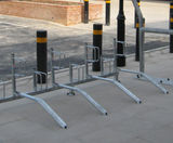 Type B - floor-mounted cycle rack - on this page