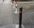 GFC1700 - steel bollard, cast iron cap & rings, 114 dia 1