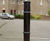 GFC3000 - steel bollard, cast iron cap & rings, 114 dia 1