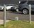 AUTOPA mitre-top stainless steel bollard 7