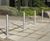 Plain Round Stainless Steel Bollards - stainless parking barrier posts 1