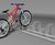 Type G Hi-Lo Cycle Rack - galvanized steel bike rack for outdoor storage 5