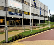 Fixed and illuminated bollards for technology park