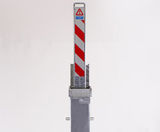 Square RetractaPost-GL 500 - galvanised retractable post - on this page