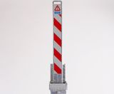 Square RetractaPost-GL 745 - galvanised retractable post - on this page