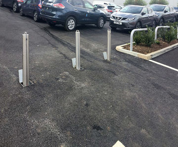 RetractaPost-GL 900 - stainless steel retractable post