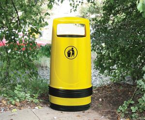 Modern MDPE Litter Bin