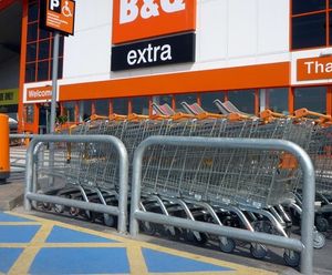 AUTOPA galvanised steel trolley bays