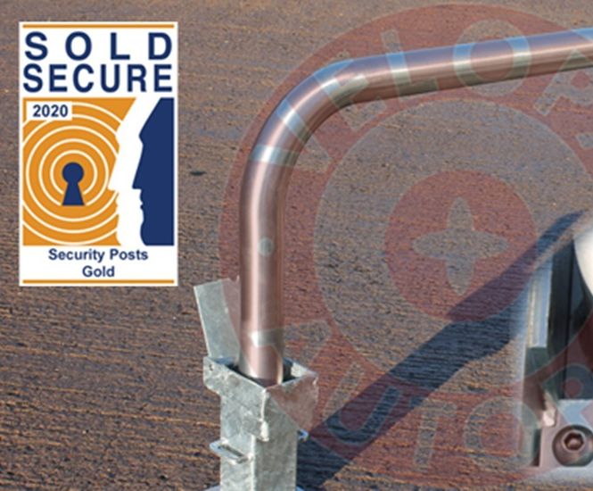 Sold Secure removable hoop barriers for car parks