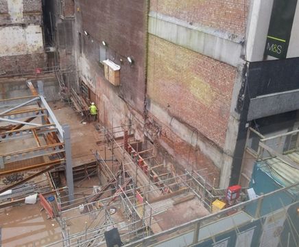 Waterproofing a city centre retail basement