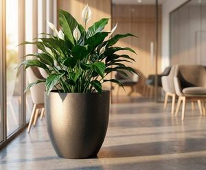 Bradley - fibreglass indoor and outdoor planter for modern spaces