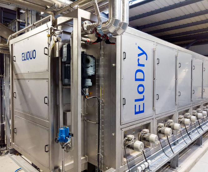 ELODRY® - stainless steel sewage sludge belt dryer with heat recovery