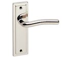Nevada lever door handle on backplate