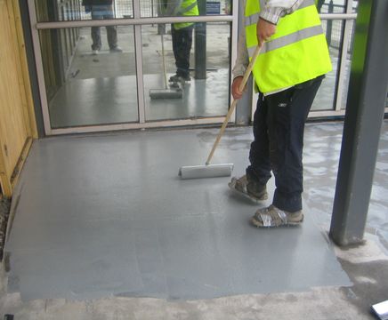Monoprufe liquid applied damp-proof membrane