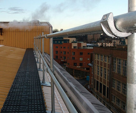 Safesite roof access safety solutions for Britvic