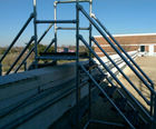 Bespoke step-overs for safe roof access