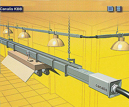 Canalis lighting busbar