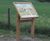 Oak lectern-frame Interpretation Panels - outdoor educational park signs 12