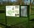 Vertically mounted metal interpretation Panels - outdoor signs 1