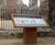 Oak lectern-frame signage 1