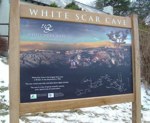 Oak entrance signage for visitor attraction
