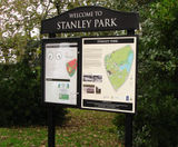 Welcome and wayfinding signage - Stanley Park - on this page