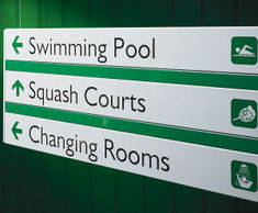 Stax - modular interior signage system