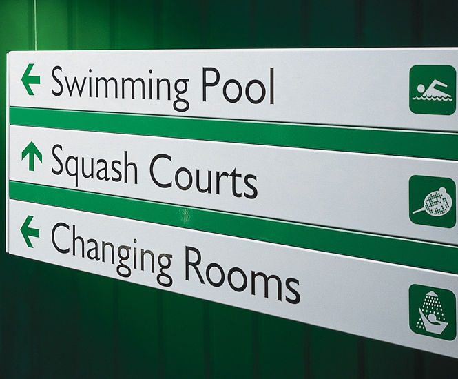 Stax interior modular sign system