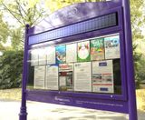 Bespoke solar illuminated noticeboards - Harrow Council - on this page