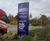Infocurve monolith and totem sign - Oxford Park & Ride 2