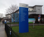 Wayfinding signage solution for Kingsway Hospital campus