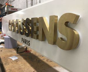 Bespoke lettering for signage