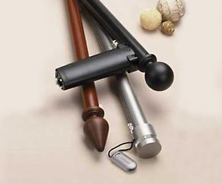 Metropole decorative curtain poles