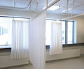 Room divider / cubicle / shower rail system