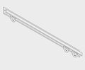 1021 Light-weight curtain track system
