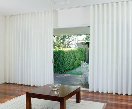 Cord-operated curtain track systems