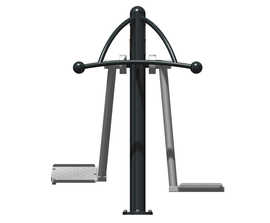 Air Skier outdoor fitness and workout station