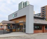 Cycle stands & bollards complements the new Starbucks at Salford Quays - on this page