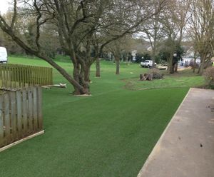 Artificial grass solves play problem