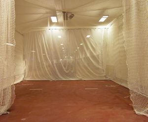 Indoor hammer cage for Barnet Shaftsbury Harriers