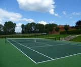 Artificial tennis court construction - on this page