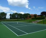 Tarmac tennis court construction
