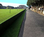 Refurbished ditches and paths at Springhouse Bowls Club