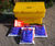 Bee hive salt and grit bins 1